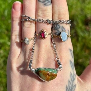 Tourqoise interchangeable necklace